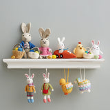 Crocheted Easter Bunny & Chick with other Easter Decor items