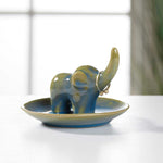 Ceramic Elephant Ring Dish