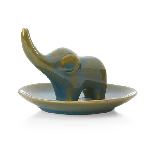 Ceramic Elephant Ring Dish