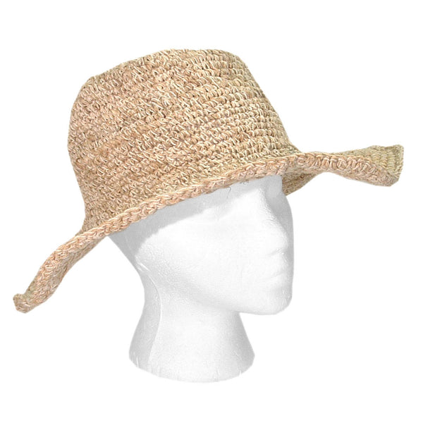Wide Brim Hemp & Cotton Sun Hat – Taraluna - Fair Trade  display picture 2