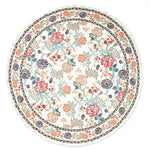 Pretty Floral Jaipur Tablecloth - 70" Round