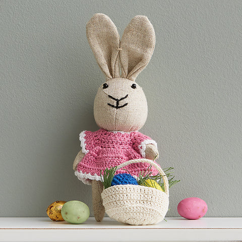Handcrafted Little Miss Easter Bunny - Fair Trade