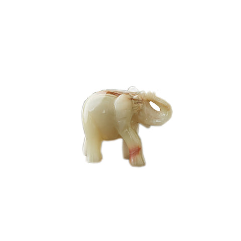 Hand Carved Onyx Elephant Child (small)