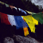 Large Traditional Tibetan Windhorse Block Printed Prayer Flag