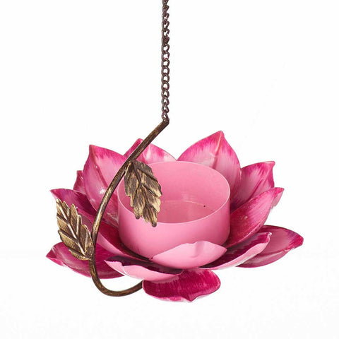 Lotus Flower Bird Feeder - Small Pink