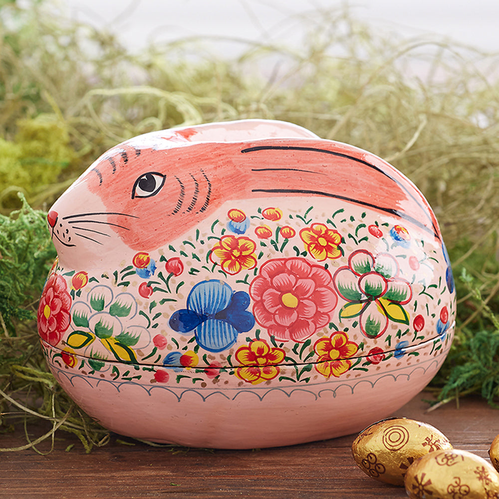 Decorative Pink Bunny Trinket Box – Taraluna - Fair Trade, Organic ...