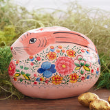 Decorative Pink Bunny Trinket Box