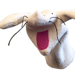 Handcrafted Organic Sherpa Hand Puppet Bunny