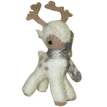 Sweet Baby Reindeer Ornament - Natural 