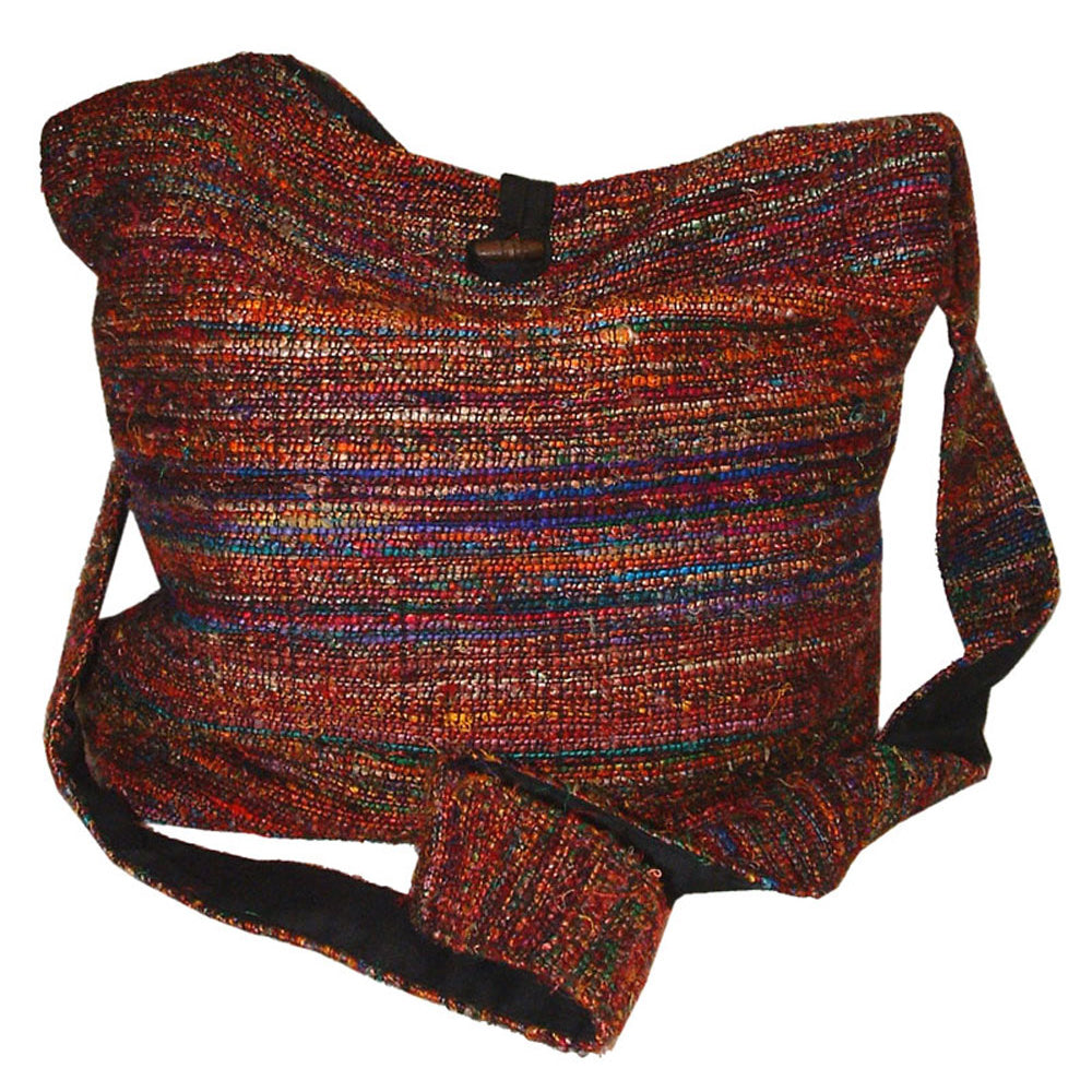 Sari Bucket Bag- recycled material Sari Bucket Bag- recycled material