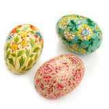 Springtime Hand Painted Eggs - Set of 3