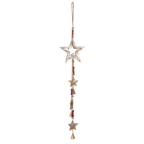 Falling Stars Wooden Bell Chime
