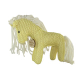 Handcrafted Pastel Earth Pony Plush Toy Yellow