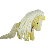 Handcrafted Pastel Earth Pony Plush Toy Yellow