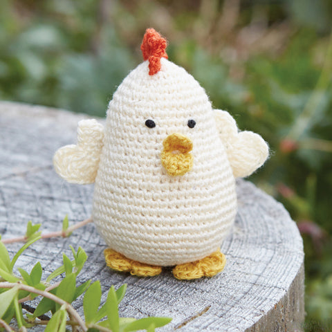 Hand-Crocheted Egg Shaped Lil Chick